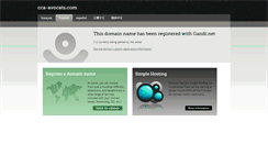 Desktop Screenshot of cca-avocats.com